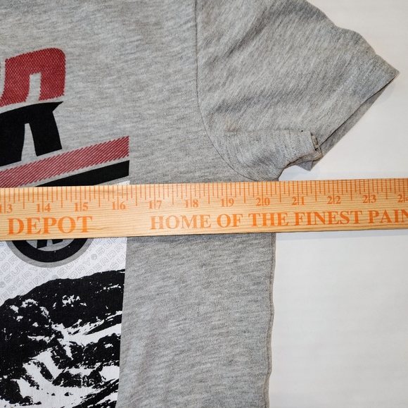 Superdry The Orange Label Tee Co Mens L Gray Crew Neck T Shirt Short Sleeve EUC - Picture 10 of 11
